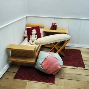 Vintage miniature dollhouse collection of furnishings 1960s-80s No. 7