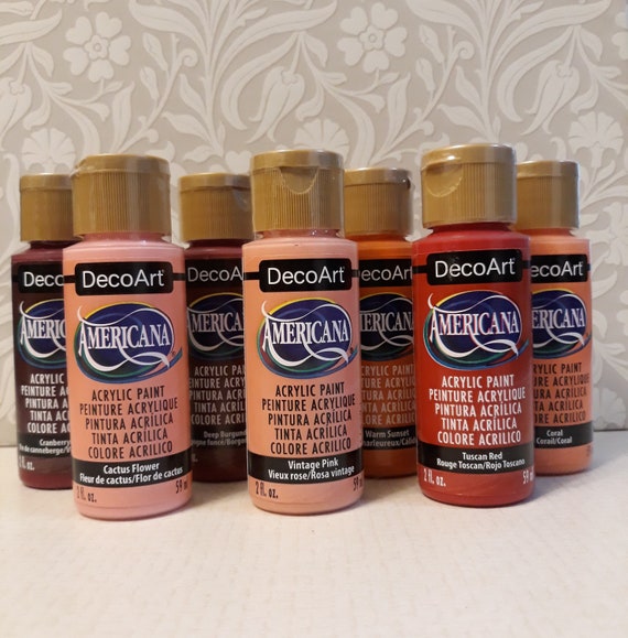 Decoart Americana Acrylic Craft Paint 2 Oz Reds And Ireland - Americana Craft Paint Colors Decoart Americana Acrylic Craft Paint 2 Oz Reds And Ireland - Americana Craft Paint Colors