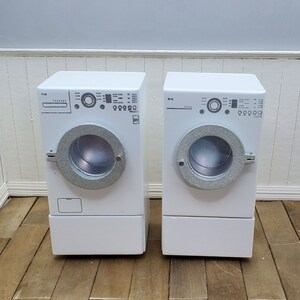 1:12 Dollhouse Miniature Modern Washer or Dryer. Mini laundry room appliances for your doll house. Get a laundry sign when you buy two!