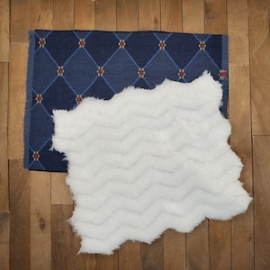 Dollhouse area rug, miniature carpet, interior design throw rugs. 1:12 scale farmhouse, cottage, shabby chic, French provincial decor.
