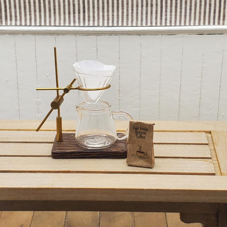 112 Scale Miniature Pour Over Drip Coffee Maker. High Quality