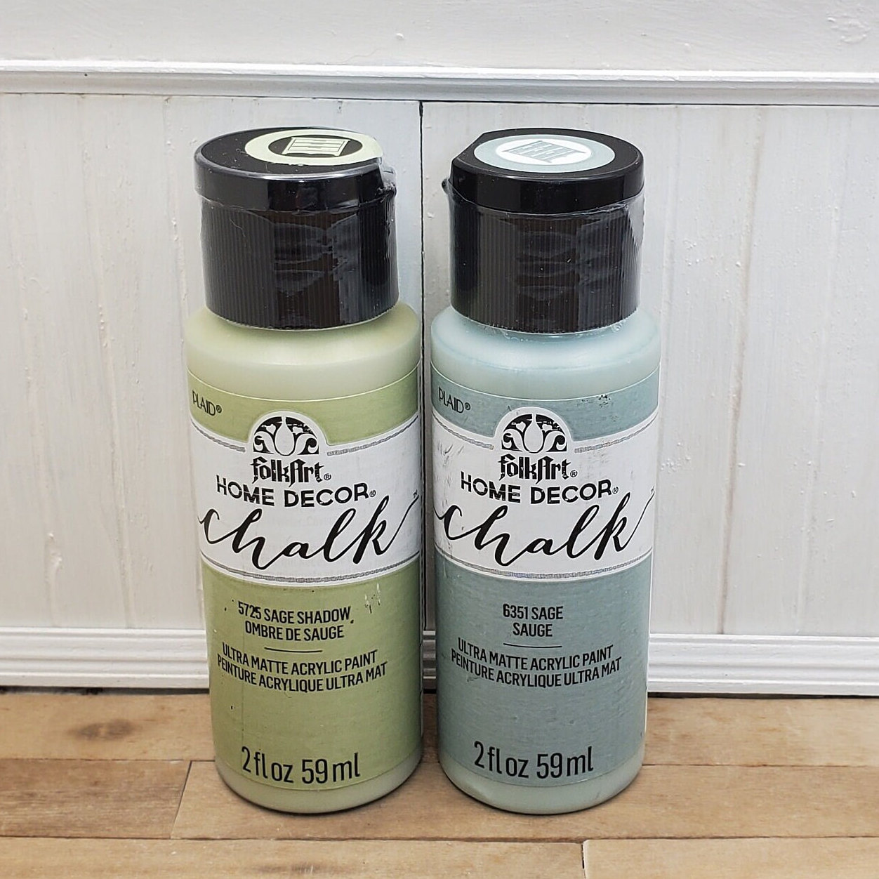 Folk Art Home Decor Chalk Paint, Chalk Paint in a 2 Ounce Try-it Bottle,  Great for Small Projects. Even a Beginner Can Get Great Results 