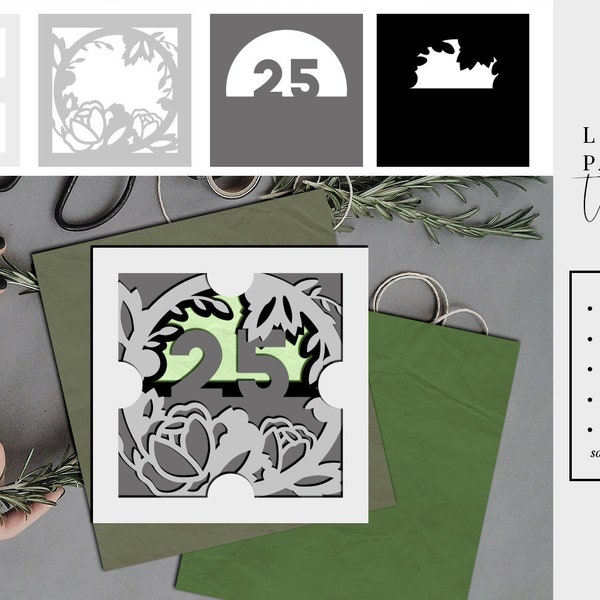 layered 25th birthday paper cut template, 3D multiple layer papercut, vector, happy birthday, bday party, png svg dxf, floral wreath, decor layered 25th birthday paper cut template, 3D multiple layer papercut, vector, happy birthday, bday party, png svg dxf, floral wreath, decor