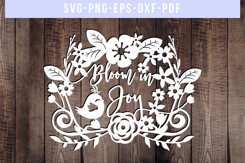 Download Clip Art Hello Spring Cricut Butterfly Silhouette Pdf Scrapbook Flowers Svg Floral Wreath Cut Files Bundle Of 9 Spring Papercut Templates Dxf Art Collectibles