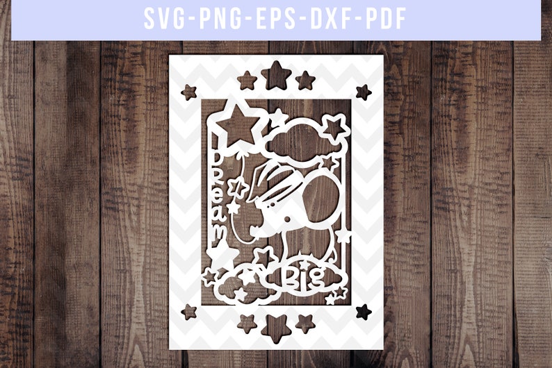 Download Dxf Baby Shower Cut File Paper Cut Art Kids Nursery Decor Pdf Nursery Svg Newborn Gifts Bundle Of 9 Cute Elephant Papercut Templates Clip Art Art Collectibles