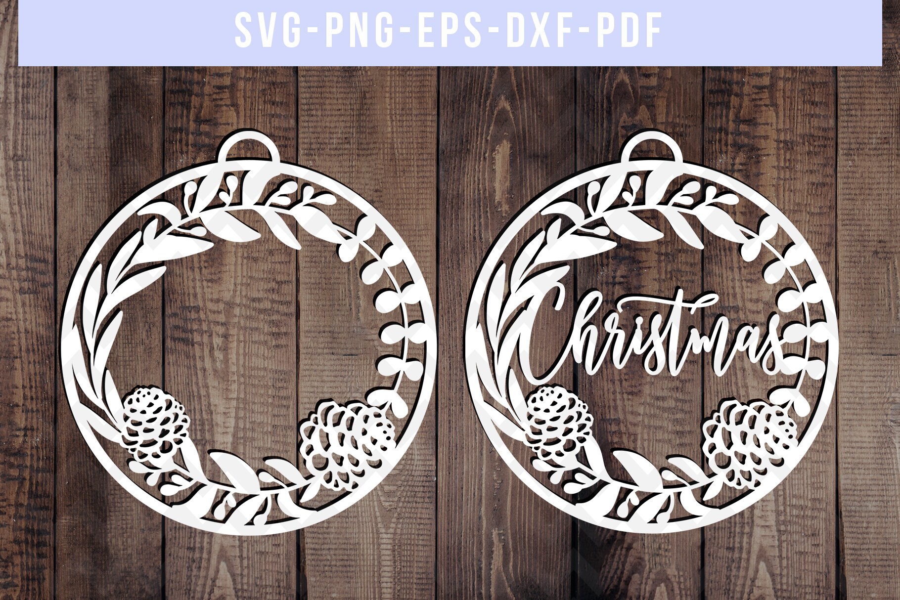 Download Christmas svg cutting file christmas bauble papercut | Etsy