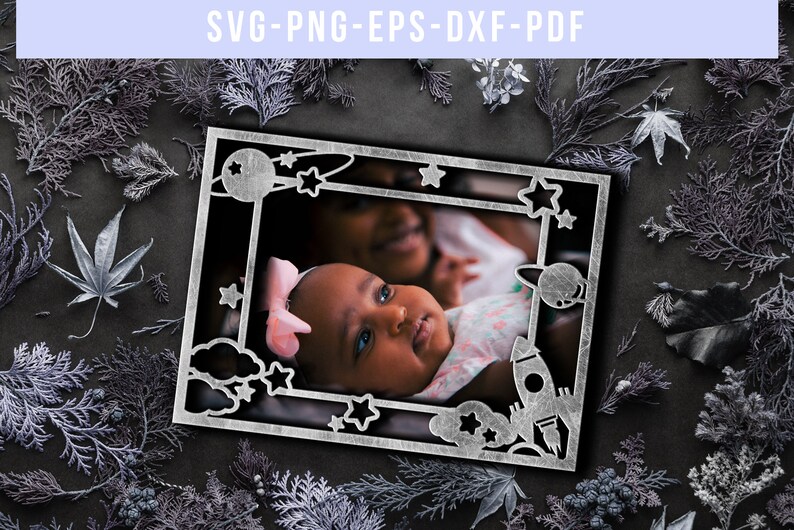 Download Baby Shower Gift Papercut Newborn Clip Art Bundle Of 9 Photo Frame Paper Cut Templates Pdf