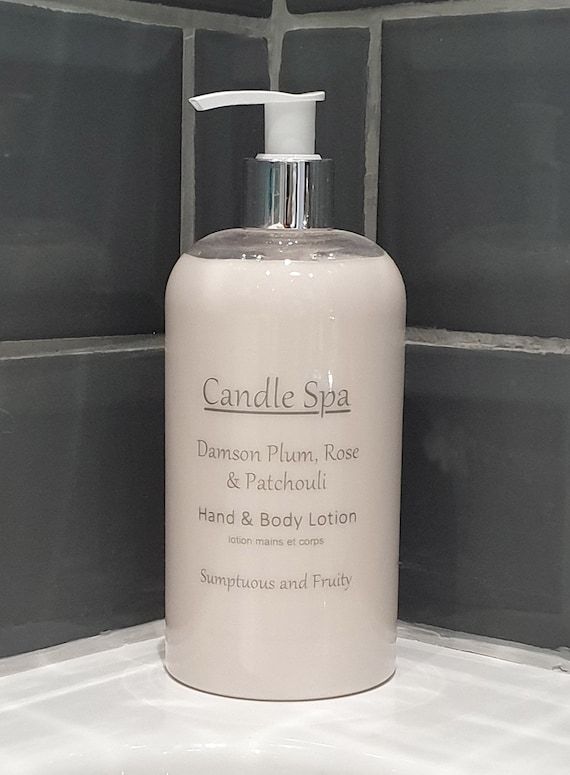 Damson Plum Rose and Patchouli Hand Body Lotion 500ml UK