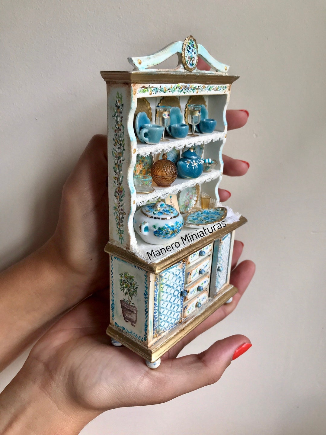 NEW 112 Shabby Chic Dollhouse Display Miniature Furniture, Crafts Etsy