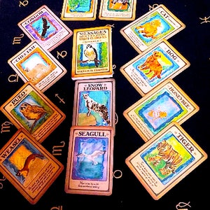 Tarot Card Deck "Animal Spirit Guide Oracle" FIRST EDITION!!!!! Tarot Cards, Vintage Tarot Deck,  Rare Tarot Deck, Fortune Telling Deck.
