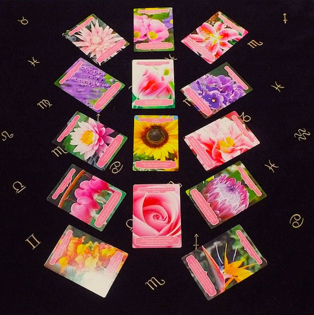 Tarot Deck /Flower Therapy Oracle Cards FIRST Etsy