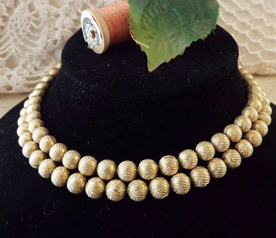 Vintage Gold Necklace, Vintage Singed "TRIFARI" C… - image 10
