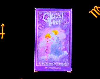 Tarot Deck /The Celestial Tarot /FIRST EDITION!!!!!Tarot Cards, Vintage Tarot Deck, Vintage Halloween, Fortune Telling Deck, Tarot Card Deck