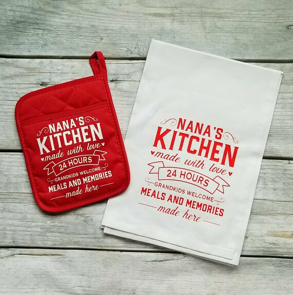 Handcrafted Kitchen Towels & Pot Holders