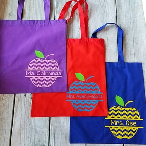 Personalized Teacher Gift / Tote bag / Teacher Gift / Teacher Appreciation / Teacher Gift / End of the Year gift /