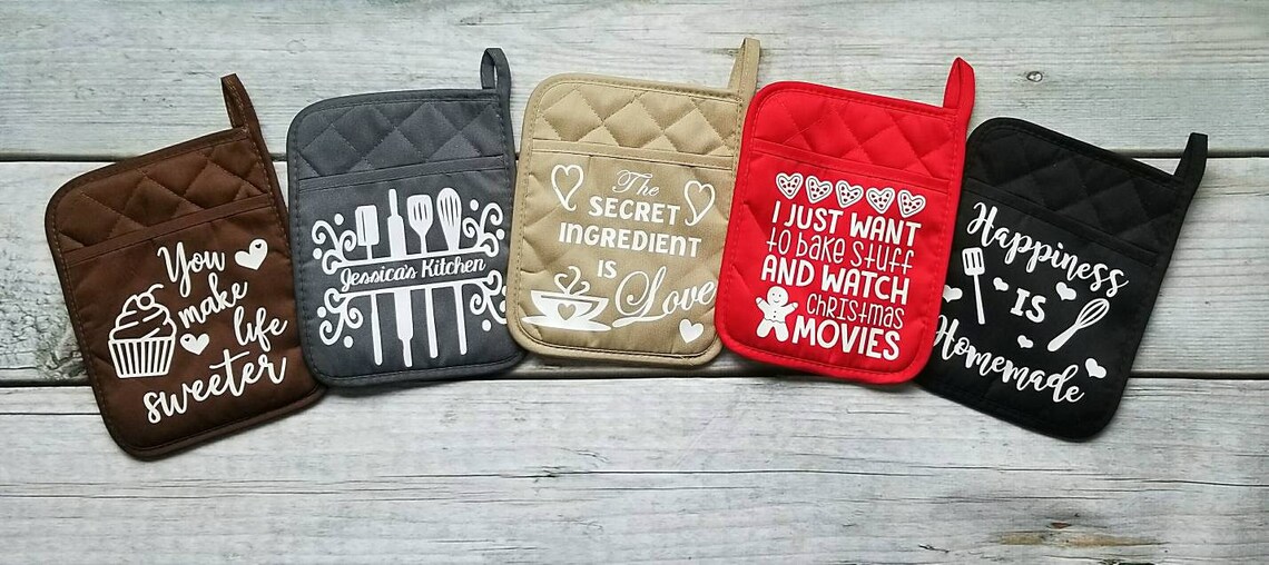 Custom Pot Holder Christmas Pot Holder Pot Holder Kitchen Etsy