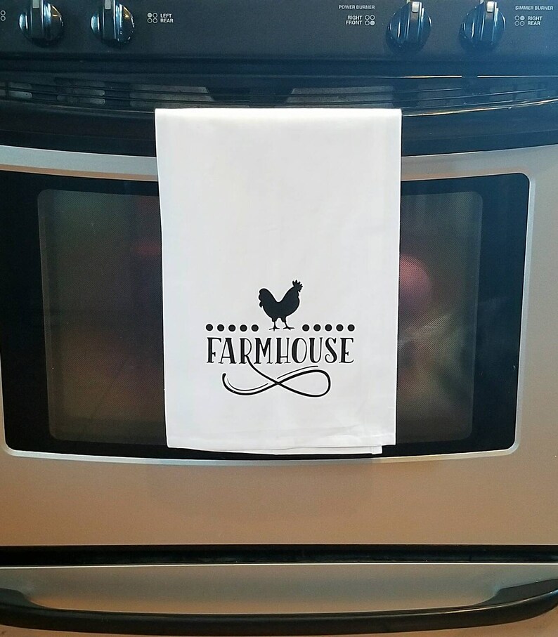 Farmhouse Style Kitchen Towels Tea Towels Rustic Kitchen Etsy