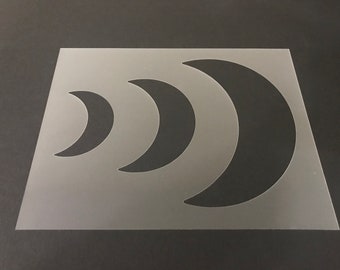 Sun Moon Stars Kids Art Craft Reusable Stencil Decor Size A5 4 3 2 1 //198