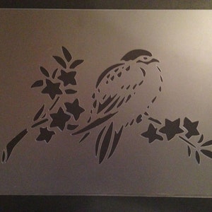 Bird #1 Stencil ( Buy 2 Get 1 Free! Mix & Match)