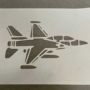 Airplane #2 Stencil (Buy 2 Get 1 Free! Mix & Match)