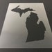 Michigan 1 Stencil buy 2 Get 1 Free Mix &amp; Match - Etsy