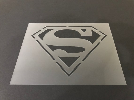 Superman Logo1 Stencil 7mil Buy 2 Get 1 Free Mix &amp; Match | Etsy