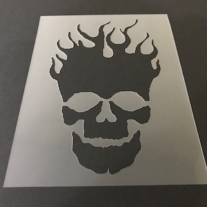 Skull#3 Stencil ( Buy 2 Get 1 Free! Mix & Match)