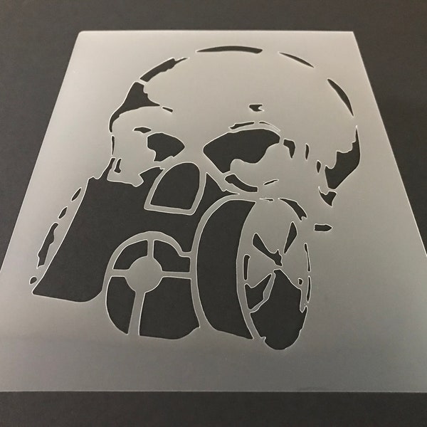 Skull #45 Stencil (Buy 2 Get 1 Free! Mix & Match)