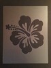 Flower #3 Hibiscus Stencil ( Buy 2 get 1 free mix and match) Free Shipping! 