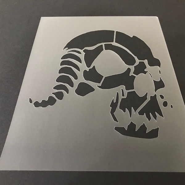 Skull #34 Stencil (Buy 2 Get 1 Free! Mix & Match)