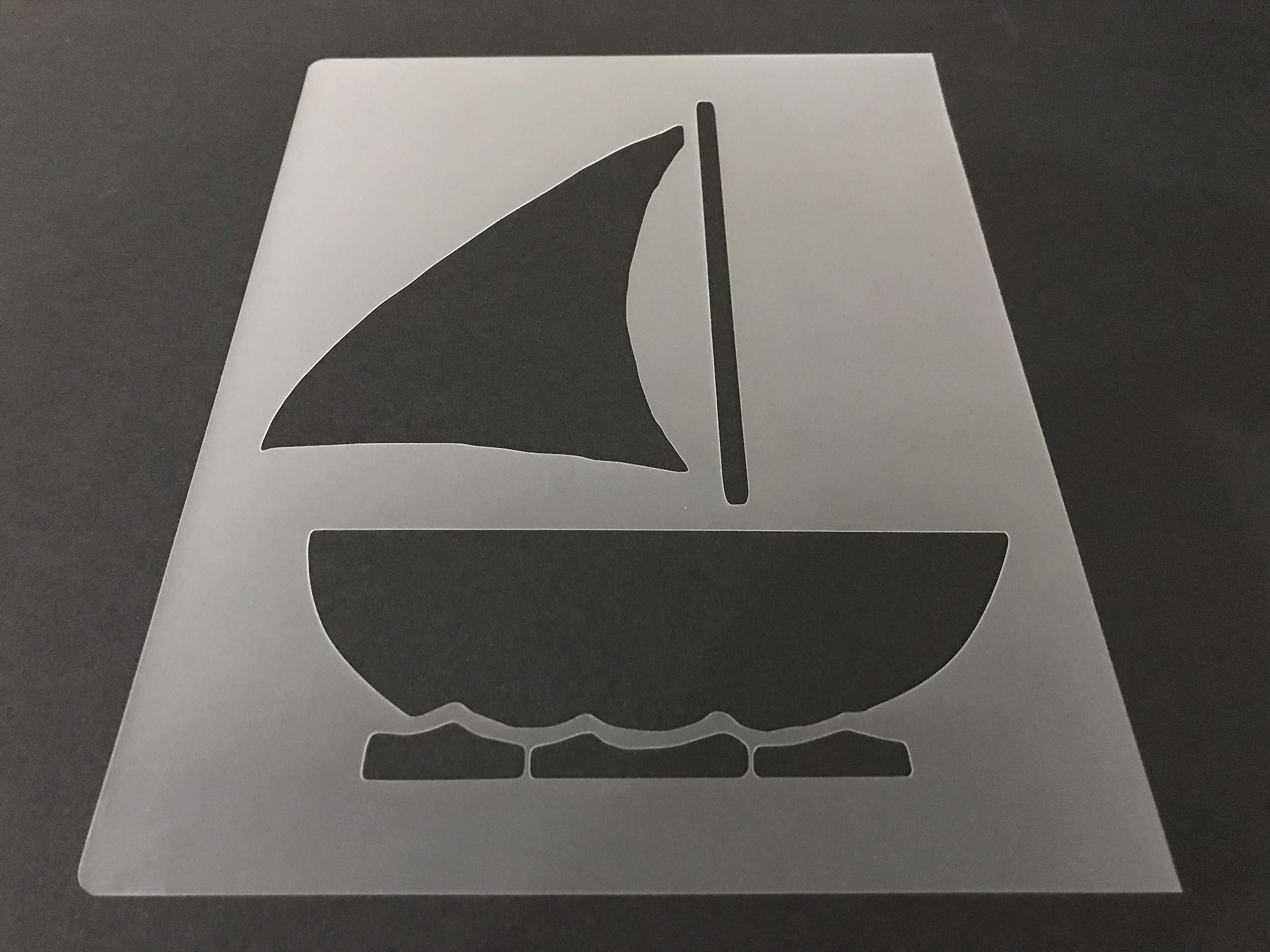 Boat 6 Stencil Buy 2 Get 1 Free Mix & Match Etsy