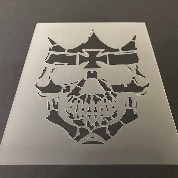 Skull #33 Stencil (Buy 2 Get 1 Free! Mix & Match)