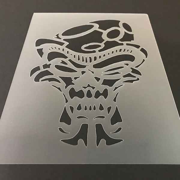 Skull #44 Stencil (Buy 2 Get 1 Free! Mix & Match)