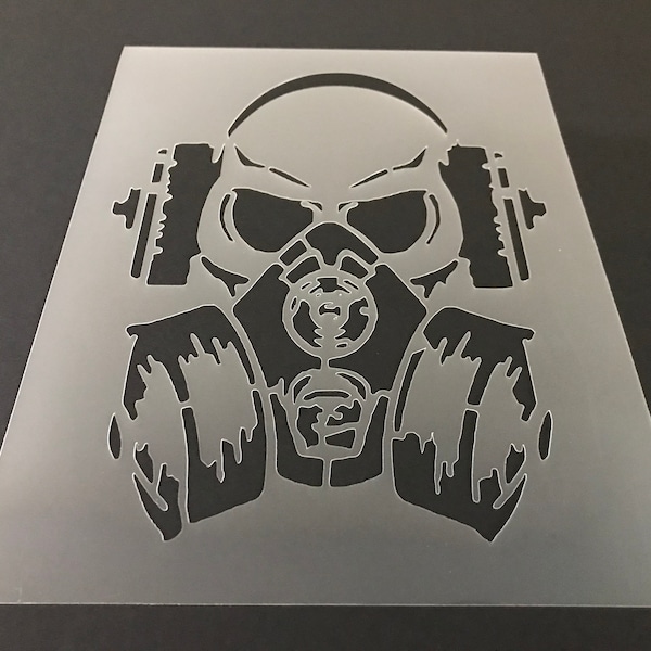 Skull #47 Stencil (Buy 2 Get 1 Free! Mix & Match)