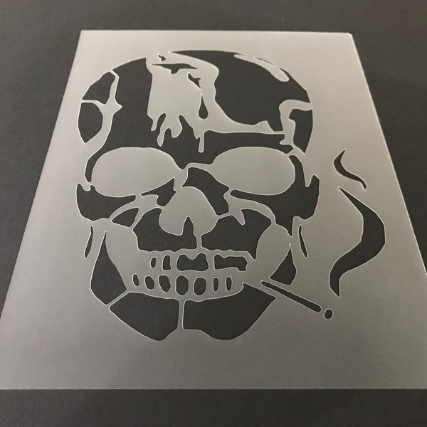 Skull #24 Stencil (Buy 2 Get 1 Free! Mix & Match)