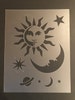 Sun Moon Stars Planets Stencil ( Buy 2 Get 1 Free! Mix & Match) 