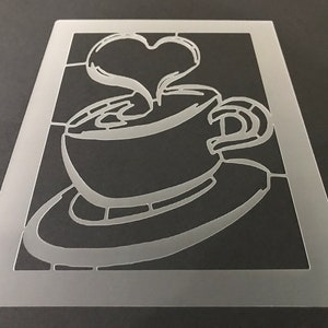 Coffee #7 Stencil (Buy 2 Get 1 Free! Mix & Match)