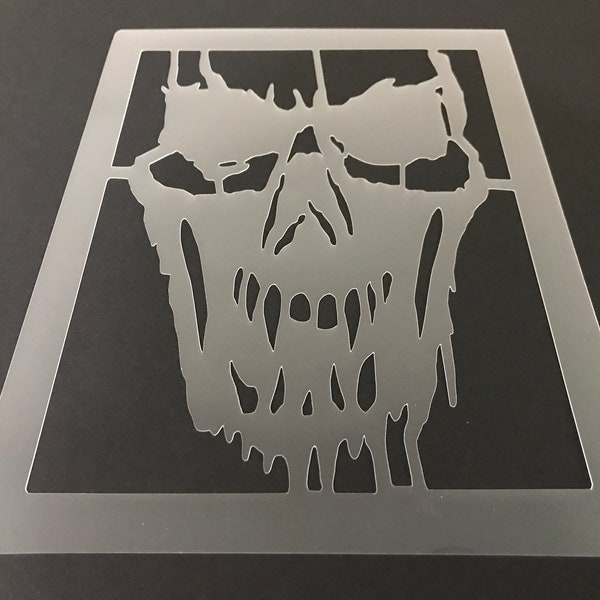 Skull #46 Stencil (Buy 2 Get 1 Free! Mix & Match)