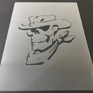 Skull #18 Stencil (Buy 2 Get 1 Free! Mix & Match)