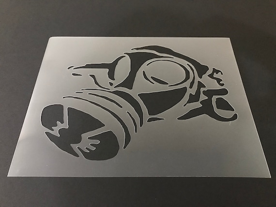 Gas Mask 5 Stencil buy 2 Get 1 Free Mix &amp; Match | Etsy