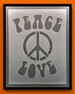 Peace Sign Stencil ( Buy 2 Get 1 Free! Mix & Match) 