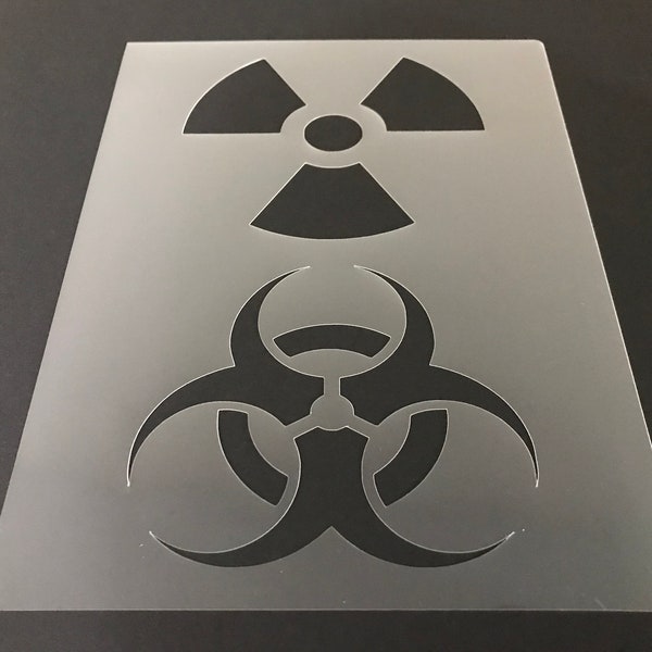 Biohazard #3 Stencil (Buy 2 Get 1 Free! Mix & Match)