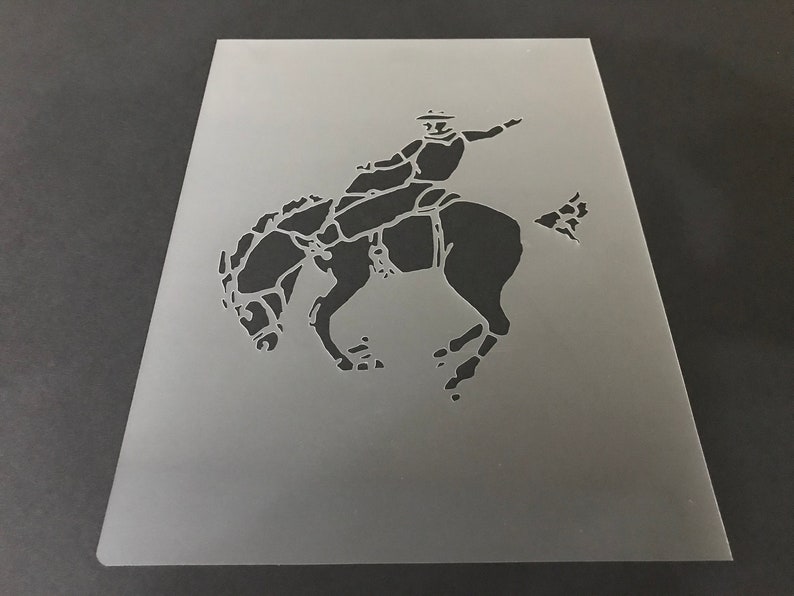 Cowboy #2 Stencil Buy 2 Get 1 Free! Mix /& Match