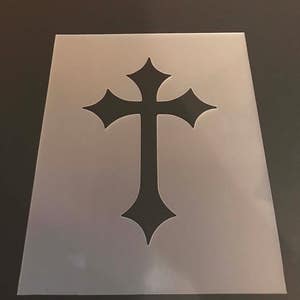 Cross#5 Stencil (Buy 2 Get 1 Free! Mix & Match)