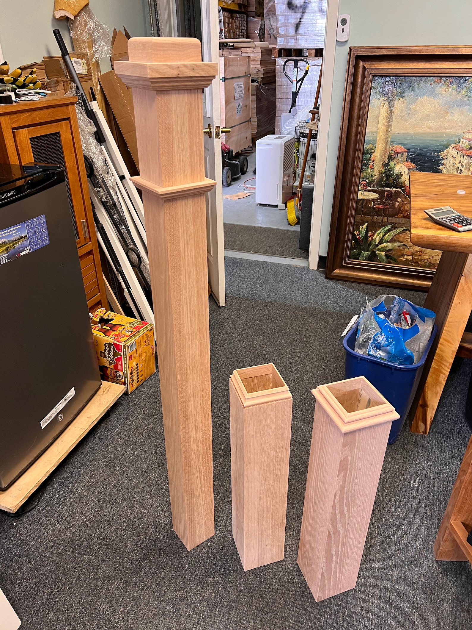 Red Oak Box Newel Post Colonial 4075 or 4076 Profile - Etsy