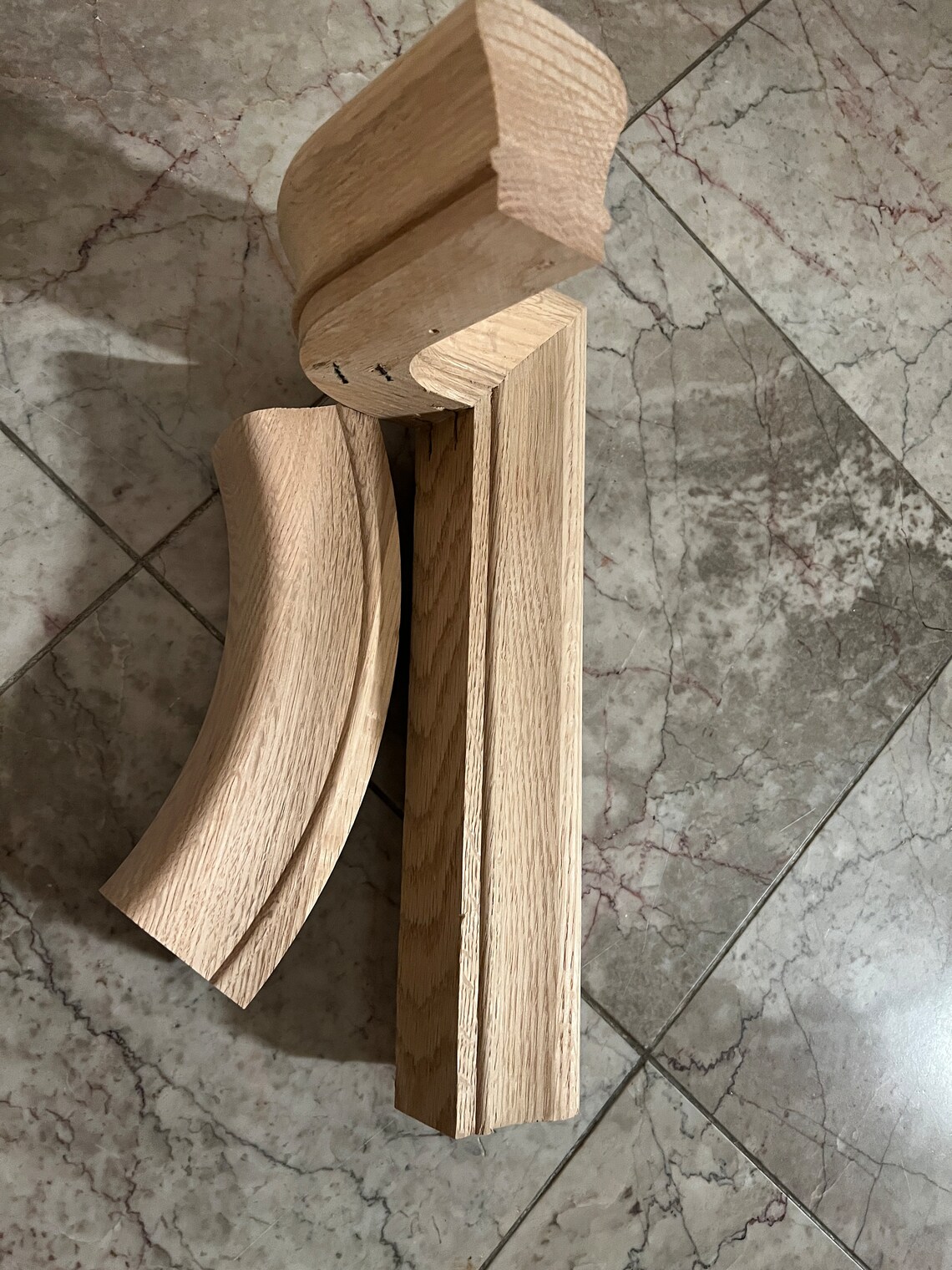 Red Oak S7071 LH 2 Riser 90 Degrees No CAP Compatible W 6010 Handrails ...
