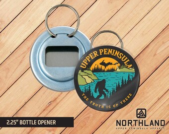 Upper Peninsula Big Foot flesopener - Yooper-flesopener - Yooper-cadeau - Upper Peninsula-cadeau - Yooper alien