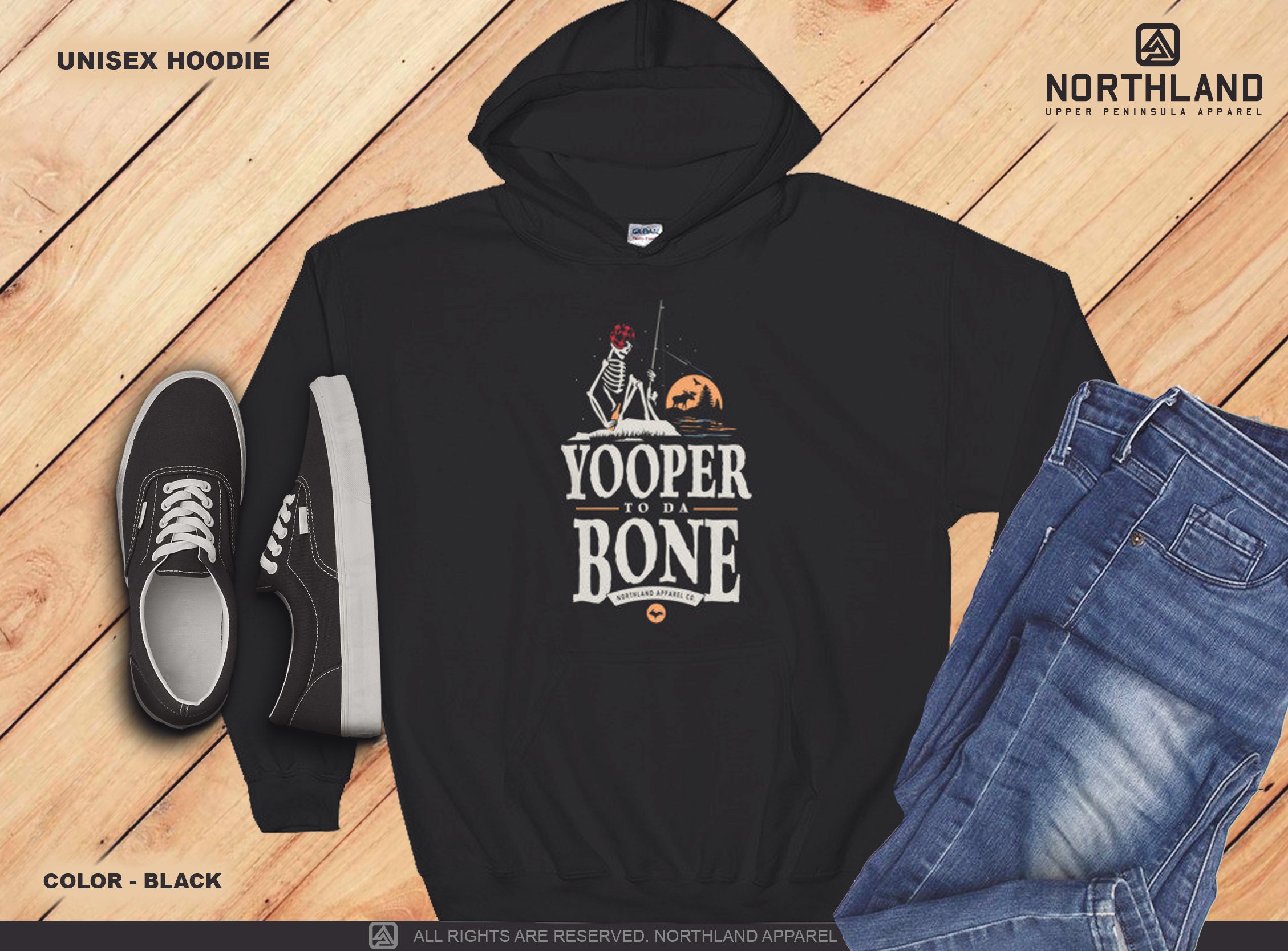 Yooper to the Bone Upper Peninsula Hoodie | Upper Peninsula | Yoopers | Upper  Peninsula Gift | Yooper Hoodie | by Northland UP Apparel Co. - Etsy