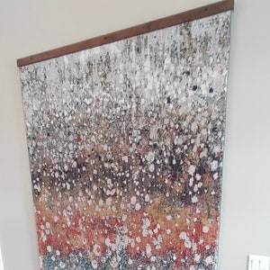 66-72&quot; Custom Unfinished Modern Style Quilt & Rug Hangers - Available in Oak, Maple or Walnut