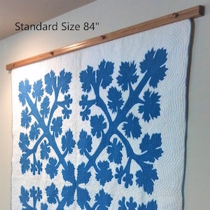 Rug or Quilt Hanger 84&quot; - Several Finishes Available -Original Style